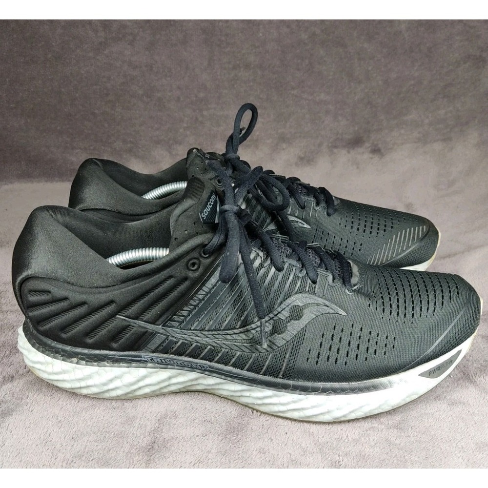 Saucony Triumph 17 Low Top Mens‎ Size 12.5 Black Running Sneakers S20546-35
